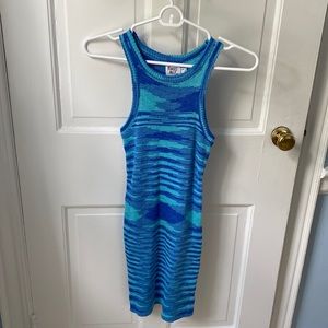 “Elish Mini Dress Blue” from Princess Polly.